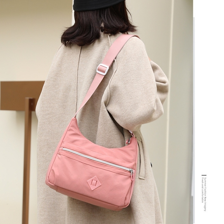 TAS SELEMPANG WANITA ANTI AIR IMPORT KEKINIAN PINK BRANDED BAGARIA TA830P3 PREMIUM SLING BAG KOREA BATAM MURAH TERBARU CEWEK CASUAL REMAJA SHOULDER BAHU SIMPLE FASHION