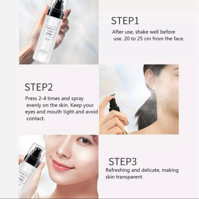 Lameila 3018 Makeup Setting Riasan Tahan Lama dan Melembabkan