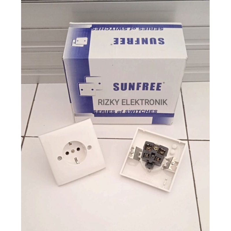 Stop Kontak Arde IB Inbow 2P 2 Phase SUNFREE Colokan 1 Lubang