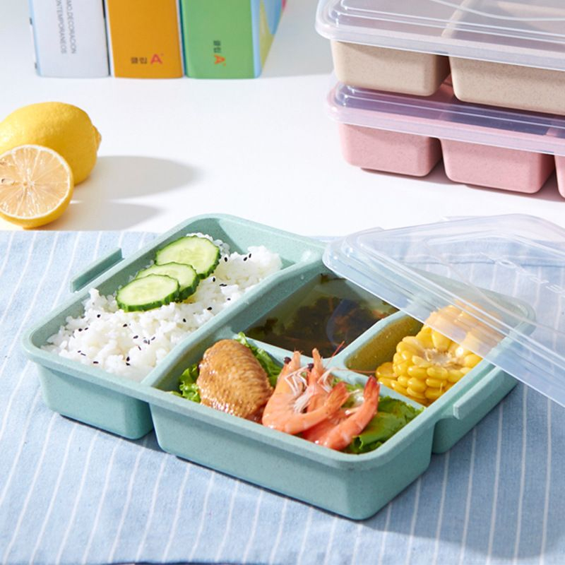 Tempat Makan / Kotak Makan Lunch Box Bento SUP 4 Sekat 1000ML