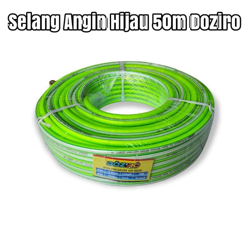 Selang angin kompresor doziro 50 meter / Selang cuci steam 50m berkualitas 300 bar