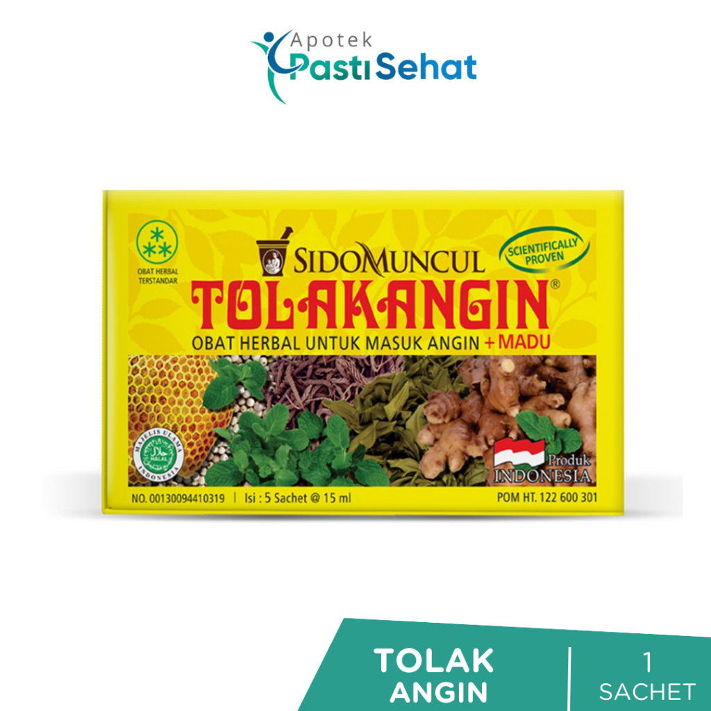 

Tolak Angin Cair 1 Sachet Herbal - Masuk Angin Mual Flu Demam