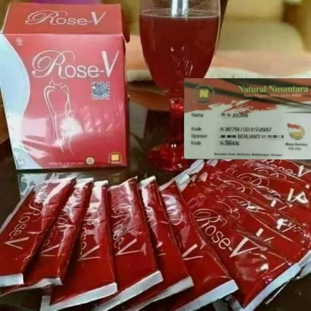 

50 BOX ROSE V NASA MINUMAN SERBUK HERBAL NASA PER BOX ISI 15 SACHET GROSIR