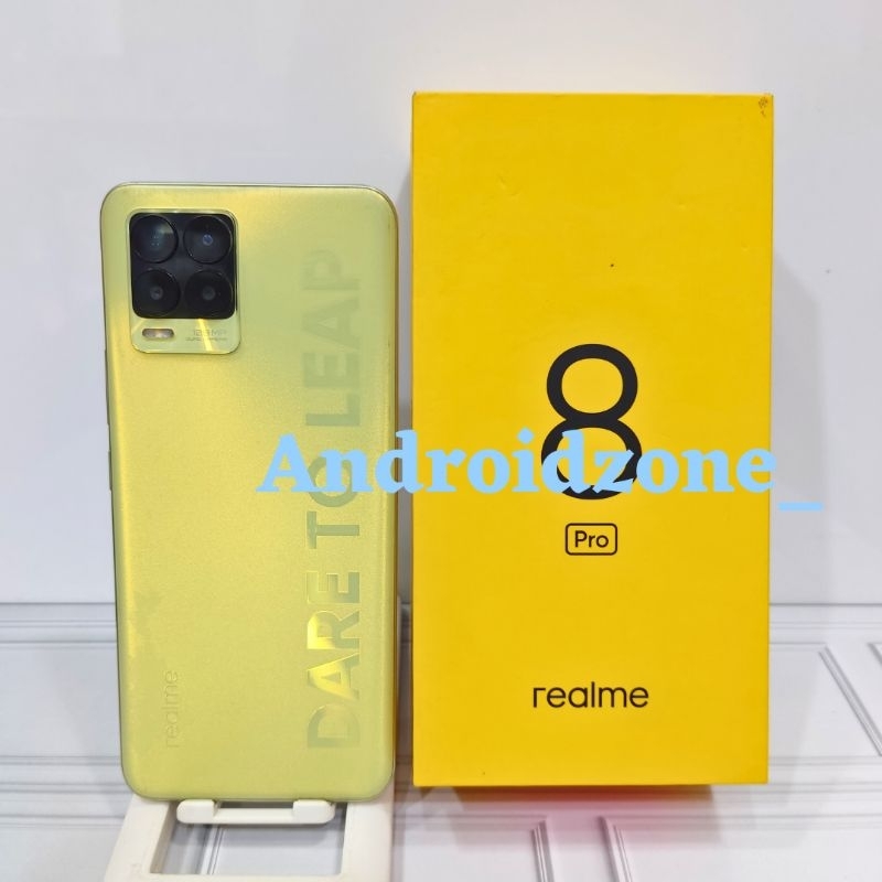 Realme 8 pro 8/128GB Handphone second fullset original bergaransi