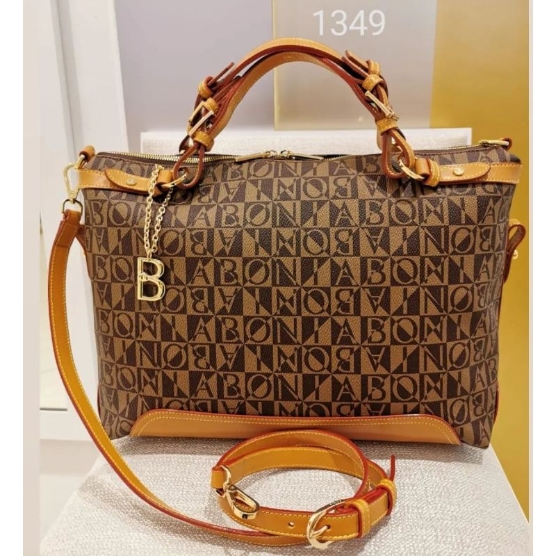 tas bonia original office bag monogram sz XL