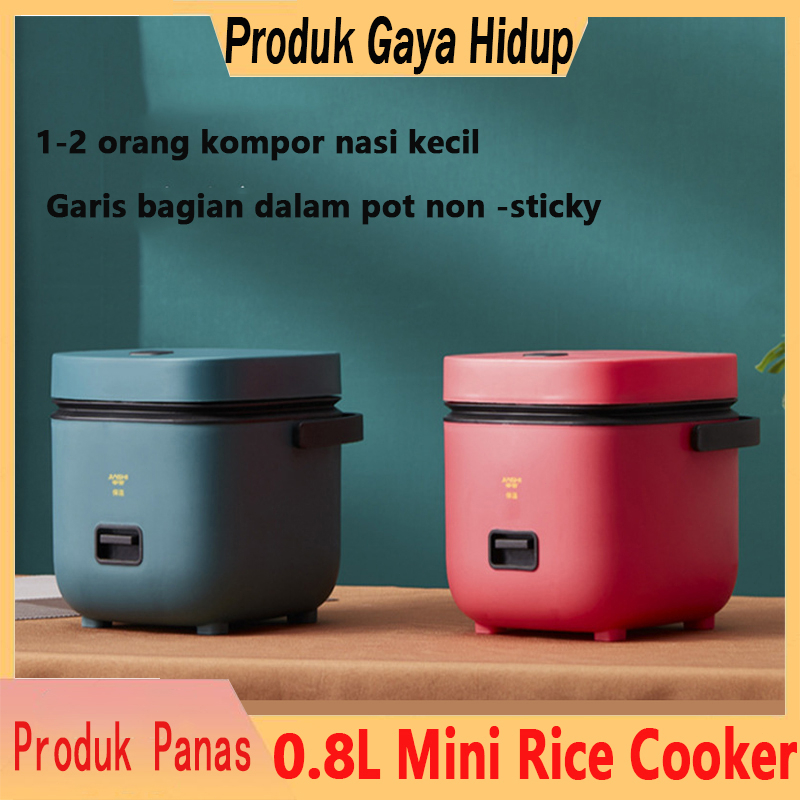 Rice Cooker mini /Portable/Travel version/ student version/0.8L /Penanak Nasi 200watt Smart Rice Coo