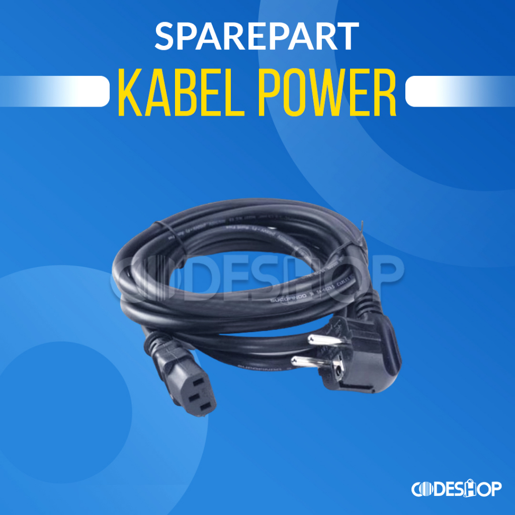 Kabel Power Supply Adaptor Compatible Printer &amp; CPU Komputer UNIVERSAL