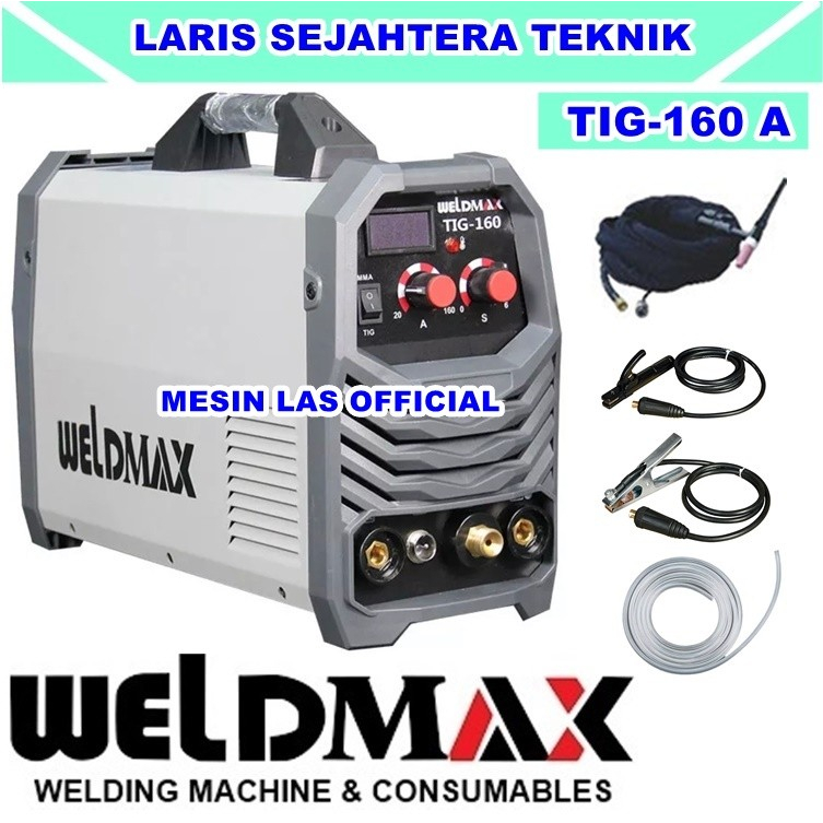 Mesin Las TIG 160 Weldmax Trafo Las Argon TIG 160 A