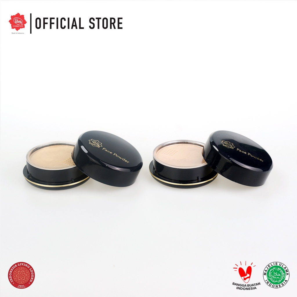 MFI - Viva Face Powder Biru - 14 gr (tersedia 2 varian warna) | Netto 14gr