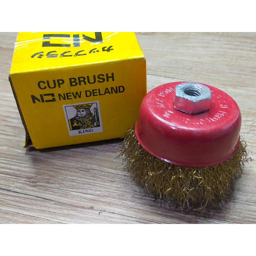 Sikat Kawat Mangkok 3 Inch Sikat Kawat Gerinda Cup Brush FRT Serat