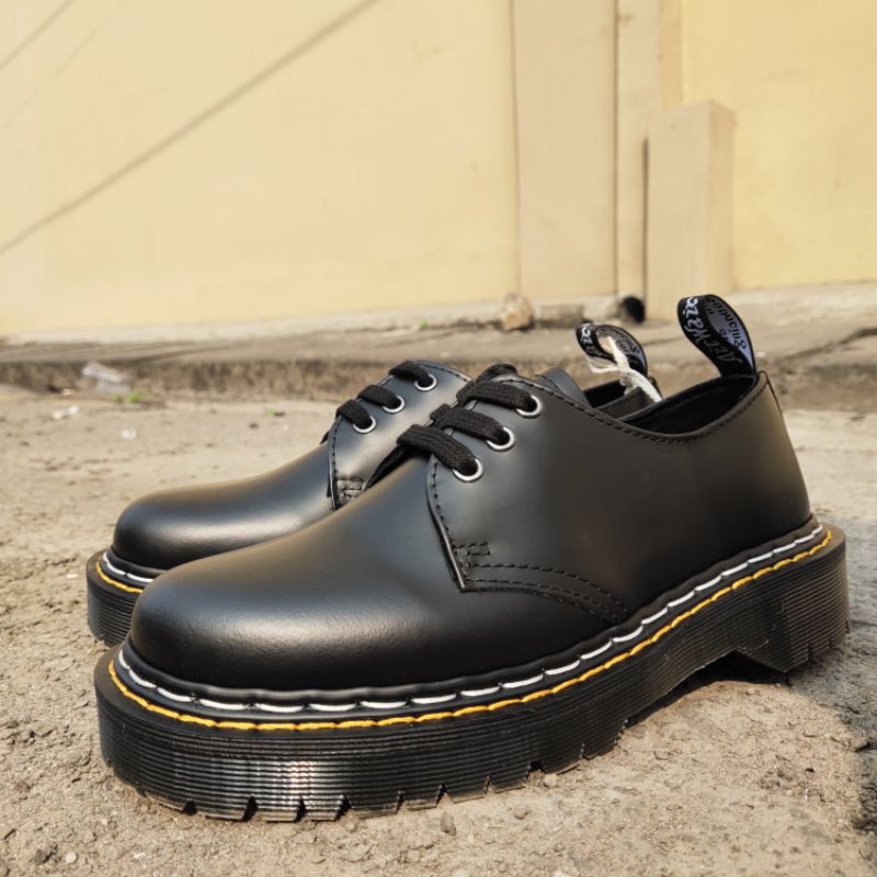 Sepatu Boots Doc martens X Rick Owens 1461 BEX Smooth Leather Oxford Style