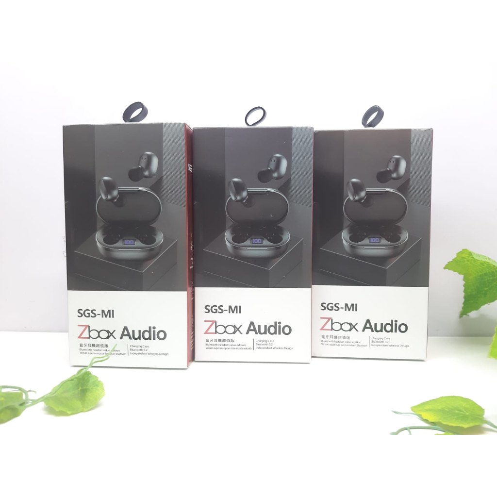 Headset Bluetooth TWS SGS-MI Zbox Audio Wireless Earphone