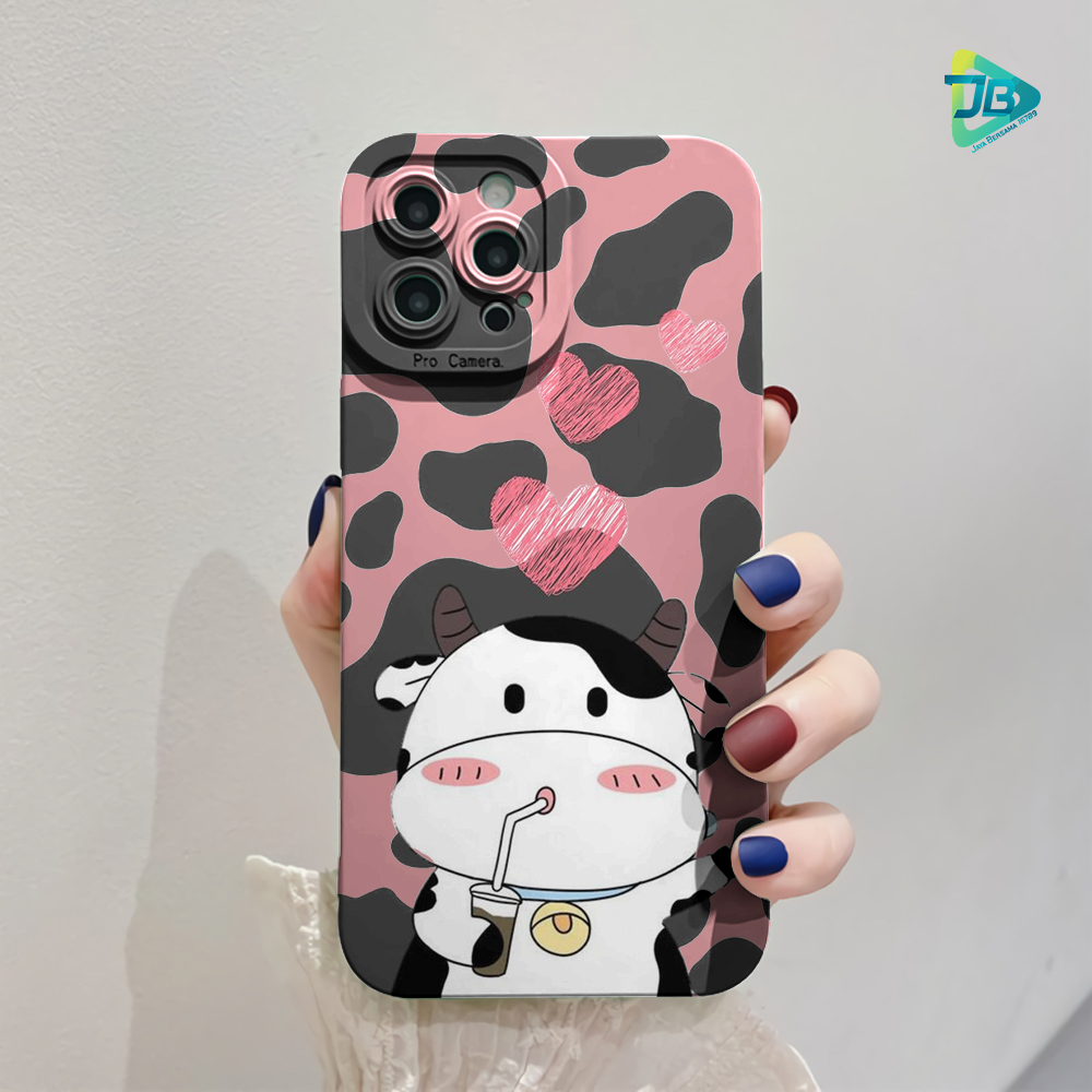 CUSTOM CASE SOFTCASE SILIKON PROCAMERA COW CUSTOM VIVO Y12 Y15 Y17 Y16 Y12S Y20 Y21S Y91 Y93 Y95 Y91C Y1S Y22 Y35 V25 V25E JB8948