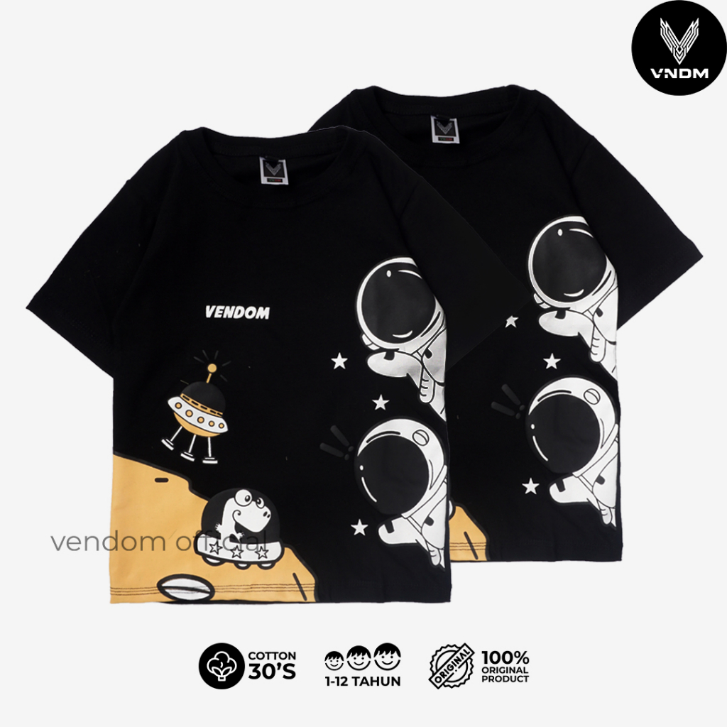 Vendom Kids Kaos Distro Anak Laki Laki &amp; Perempuan / Kaos unisex Umur 1-12 Tahun Cotton 30s Premium cotton