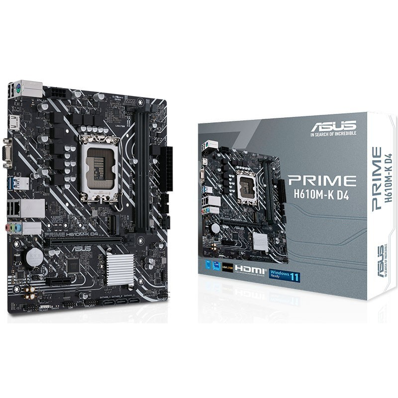 Motherboard Intel Asus PRIME H610M-K D4 LGA 1700