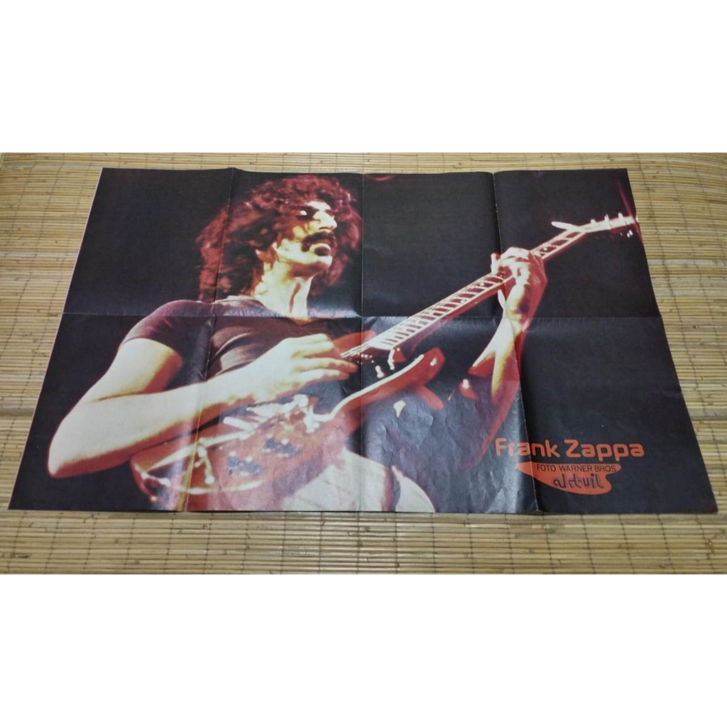 POSTER FRANK ZAPPA DARI MAJALAH MUSIK AKTUIL