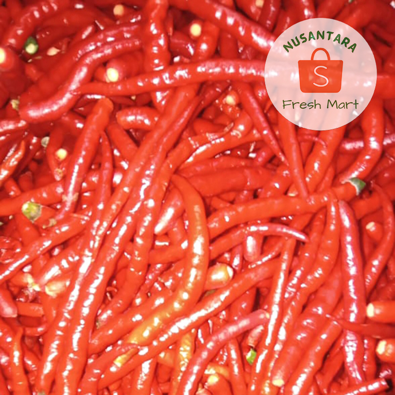 

Cabe Merah Keriting Petik Tangkai 1 kg