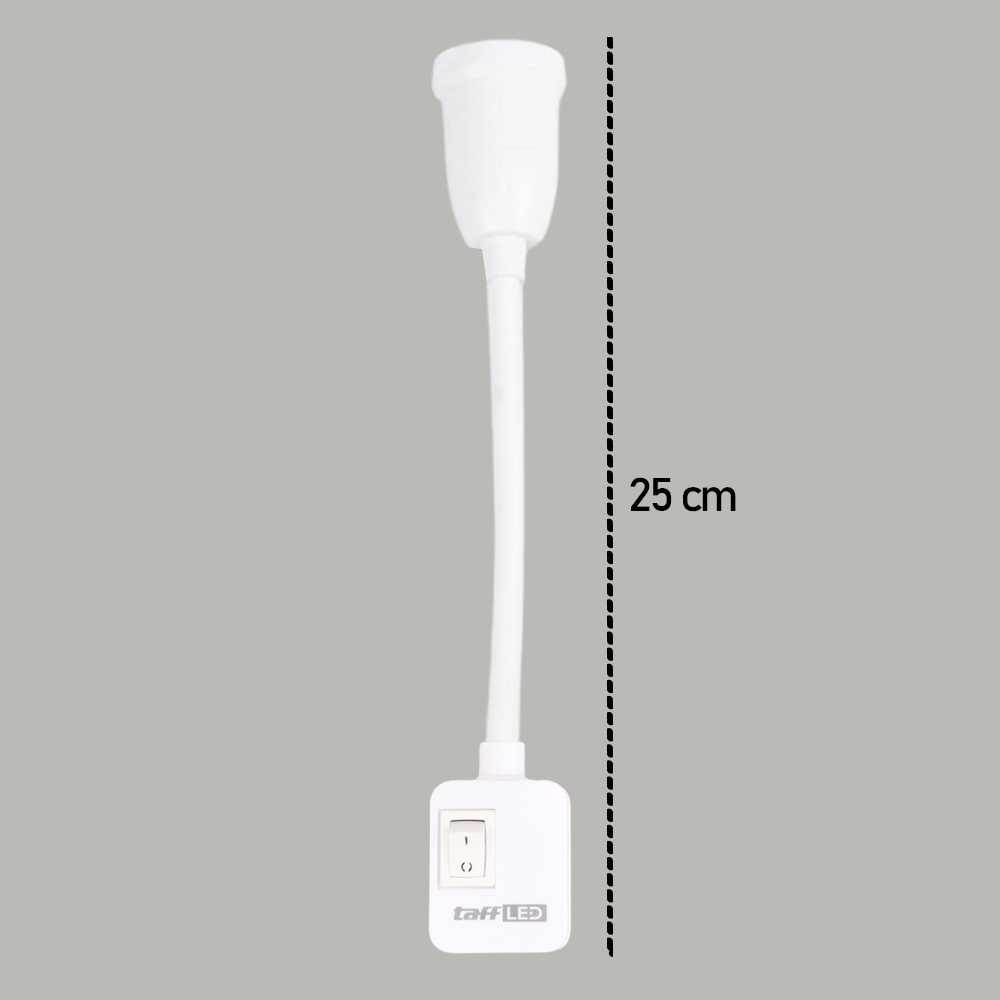 Fiting Lampu Flexible Fiting Lampu Colok Lampu tidur Lampu Belajar  EU plug with switch 220V