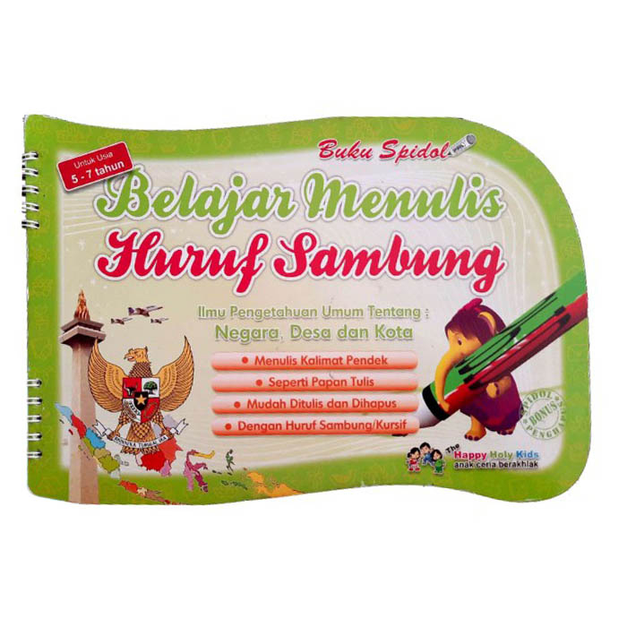 

Buku Spidol Pandai Menulis Huruf Sambung Happy Holy Kids