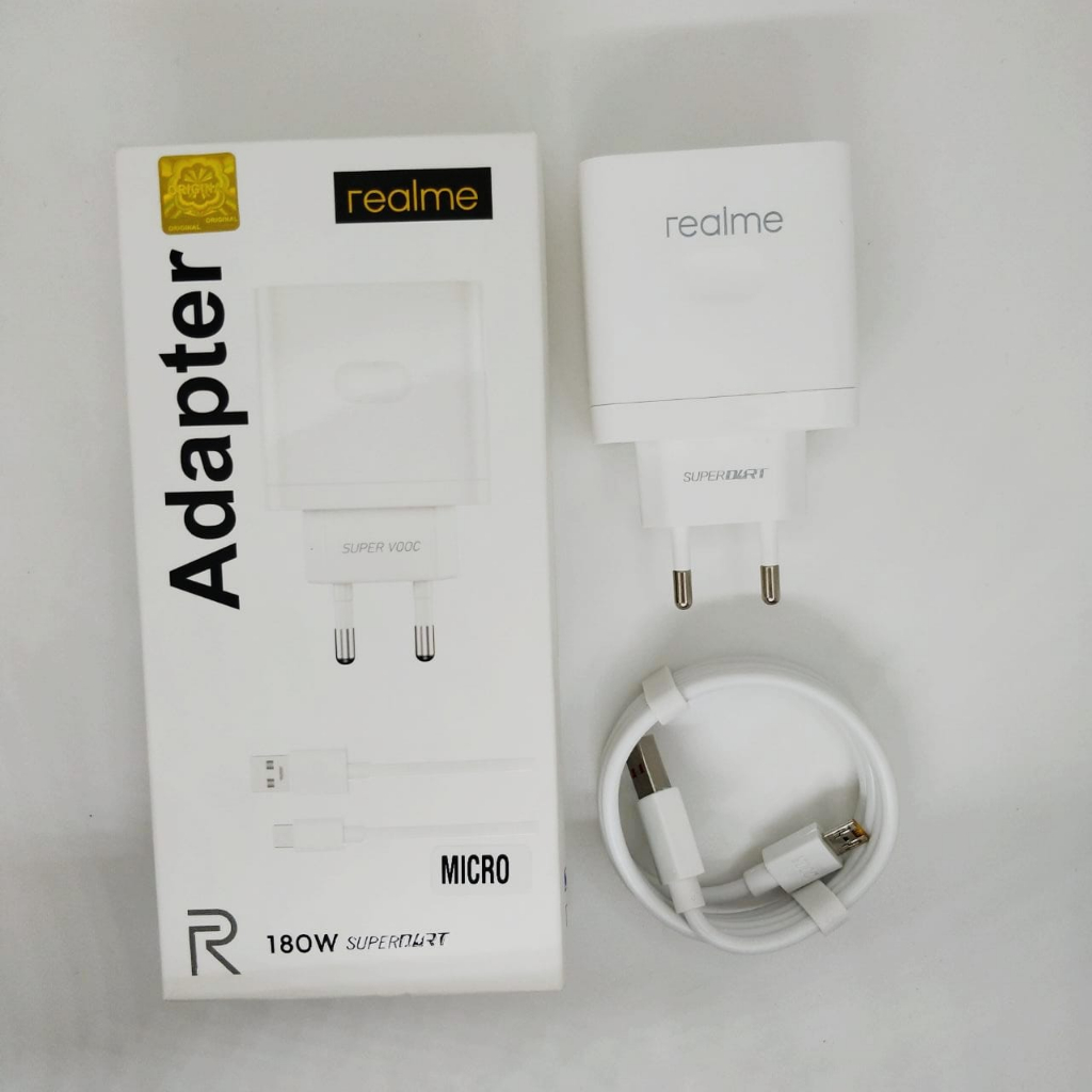 Charger Realme 180WMicro &amp; Type C 180W Fast Charger Casan Infinix Micro/Type C 180W Flash Charge