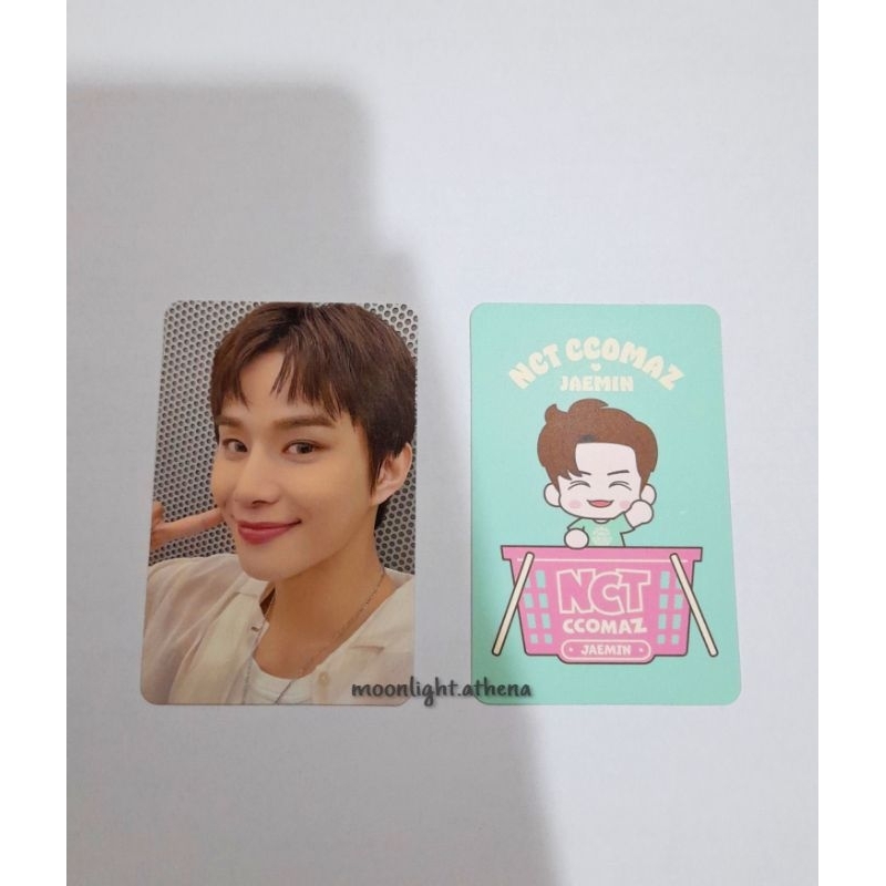 PC Trading Card NCT Ccomaz Jungwoo Selca Blue Ver + Jaemin Concept