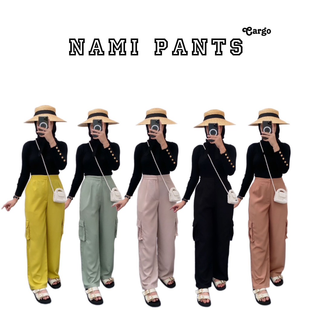 Nami Pants Couple (Harga Terpisah) celana cargo viral 2023