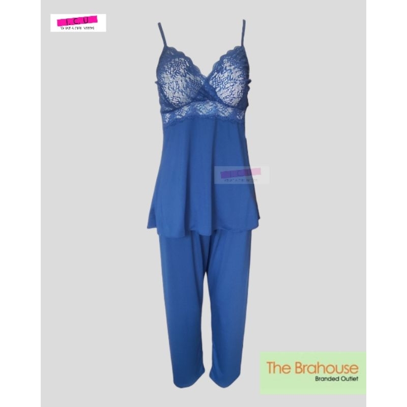 Setelan Baju Tidur Wanita Dewasa Sleepwear Original The Brahouse B09-1326P Free Size