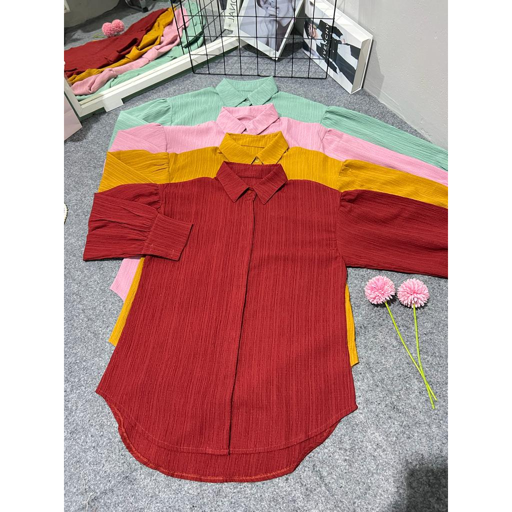 Cherry_ blouse05 | kemeja ladycrush wanita | blouse panjang wanita