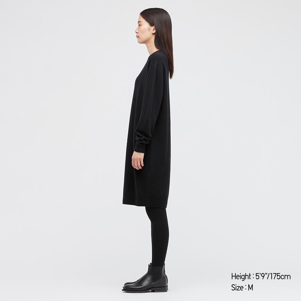 Uniqlo Merino Crewneck Sweatshirt Dress