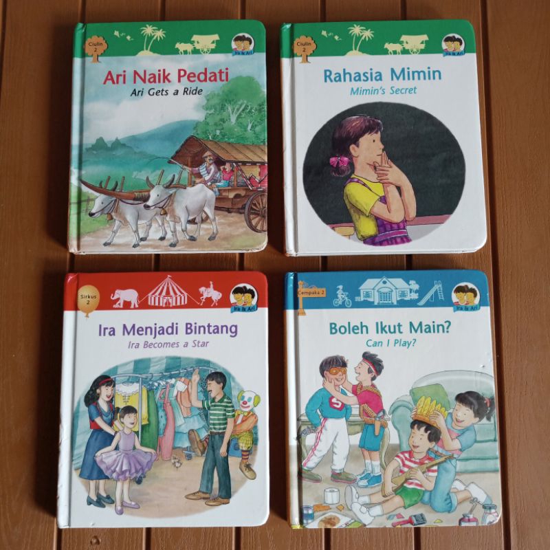 BUKU ANAK ANAK IRA & ARI PENERBIT PT TIRA PUSTAKA 1999