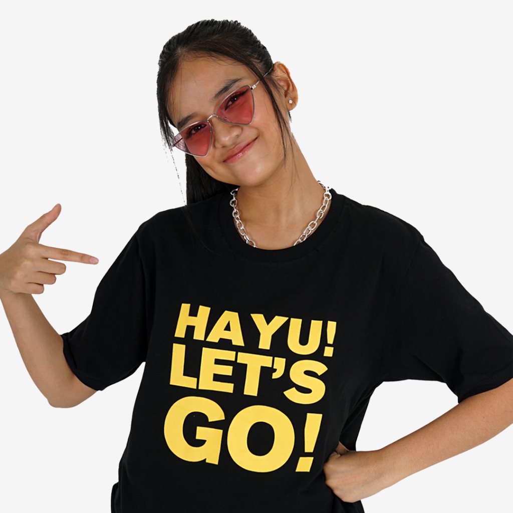 Kaos BaOng T-Shirt LETS GO Hitam