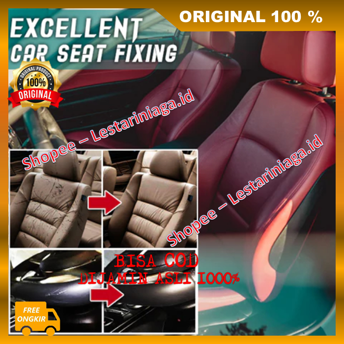 BELI 1 GRATIS 1 Restoregel Krim Dempul Filler Repair Magic Penghitam Jok Sofa Kulit Mobil Retak Leat