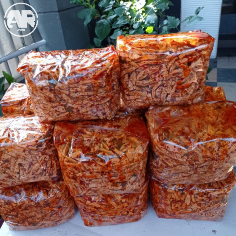 

basreng sultan bandung ISI 5 kg viral pedas daun jeruk cabe asli