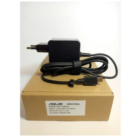 ITSTORE Adaptor Charger Laptop Asus E202SA E202S E202 X205 X205TA TP200 TP200SA 19V 1.75A USB MICRO Original