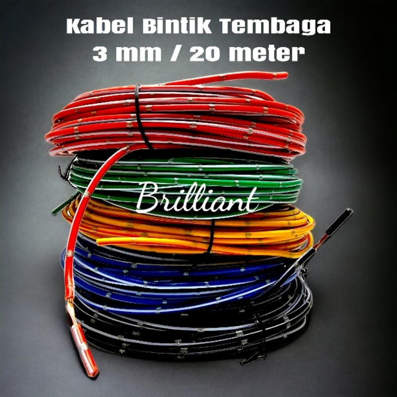 RX Kabel Serabut Otomotive Bintik Totol Japan - 0.85 mm - Khusus 20meter