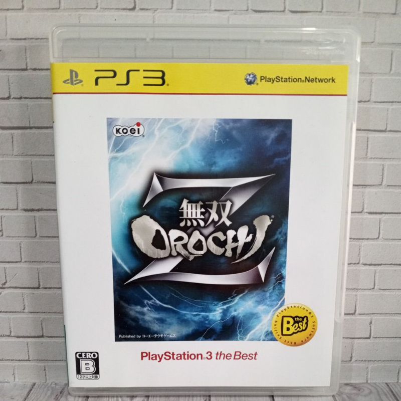 BD ORIGINAL PS3 Orochi Z JPN Bahasa Jepang lengkap manual book