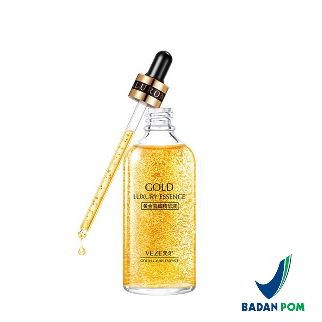 Veze 24K Pure Gold 100 ML Oil Serum Pemutih Wajah Glowing