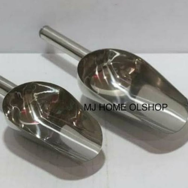 Sekrop Es Entong Es Batu Dan Kristal Stainless UK 10inc