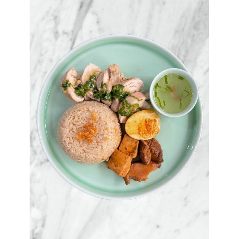 

Hainan Chicken Rice / Nasi Ayam Hainan (porsi 4 - 5 orang)