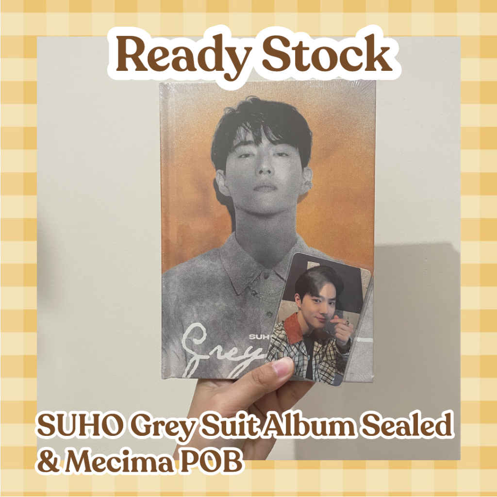 SUHO Grey Suit Album Sealed with POB