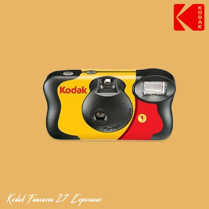 Kodak FunSaver 27 exp Disposable Camera Flash 35mm ISO 800 Fun Saver