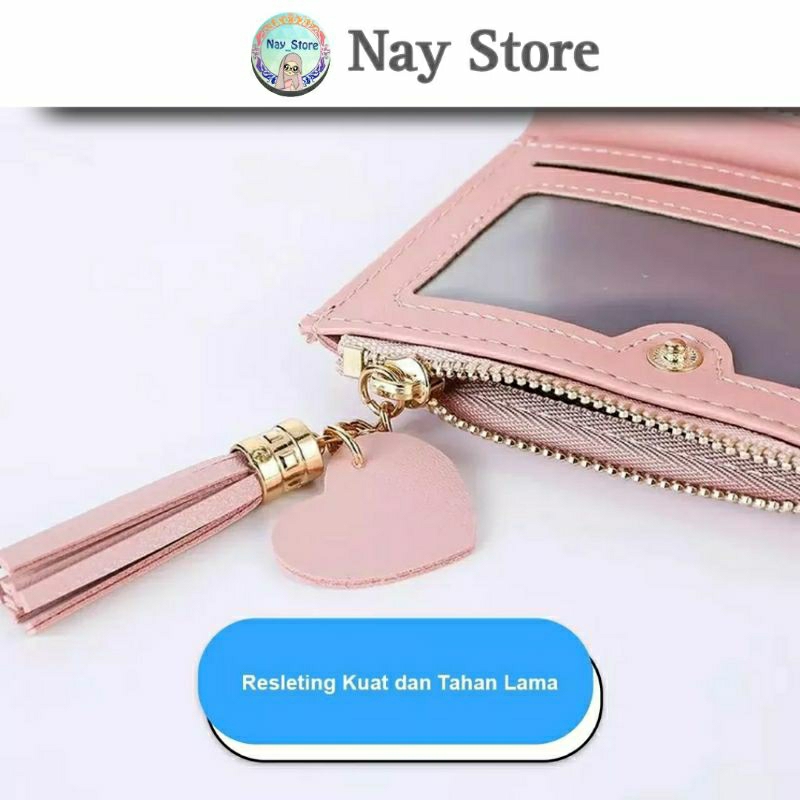 DOMPET WANITA KOREAN FASHION | DOMPET LIPAT WANITA