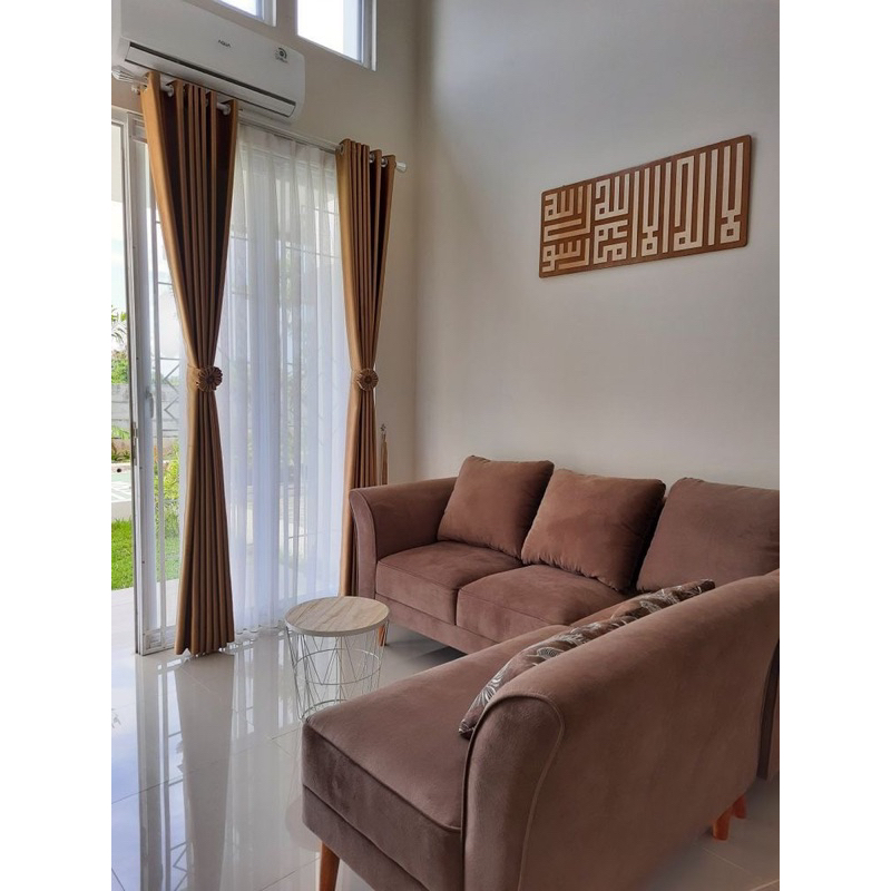 Sofa L Putus Kaki Retro / Sofa L Putus Tangan minang