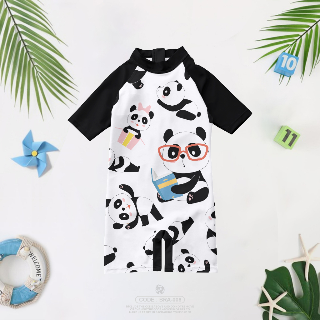 Baju Renang Anak Karakter Hewan Baju Anak Laki Laki