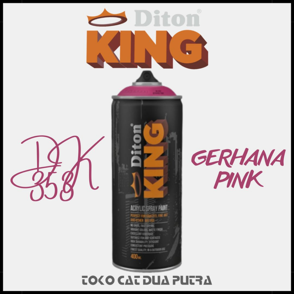 Diton King 400ml DK 353 Gerhana Pink