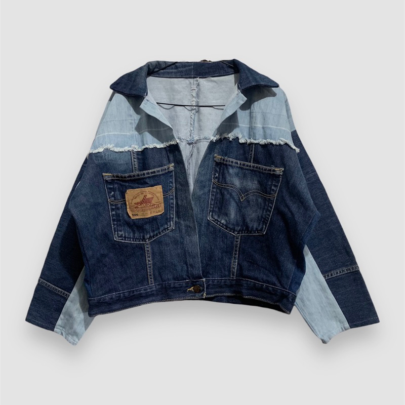 jacket denim reworked