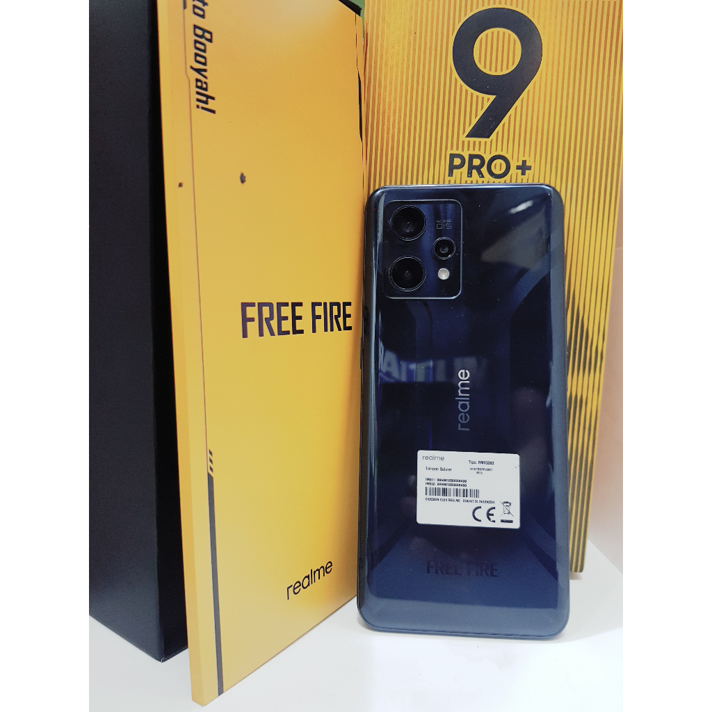 Realme 9 Pro+ Free Fire Edition Ram 8 Rom 128GB (SECOND)