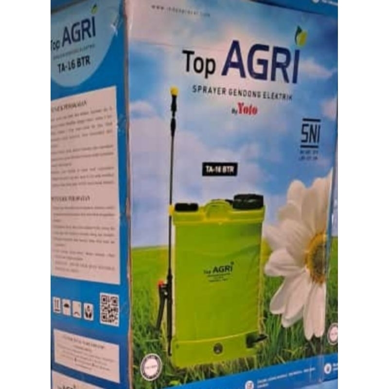 TOP AGRI SPRAYER GENDONG ELEKTRIK 16 LITER