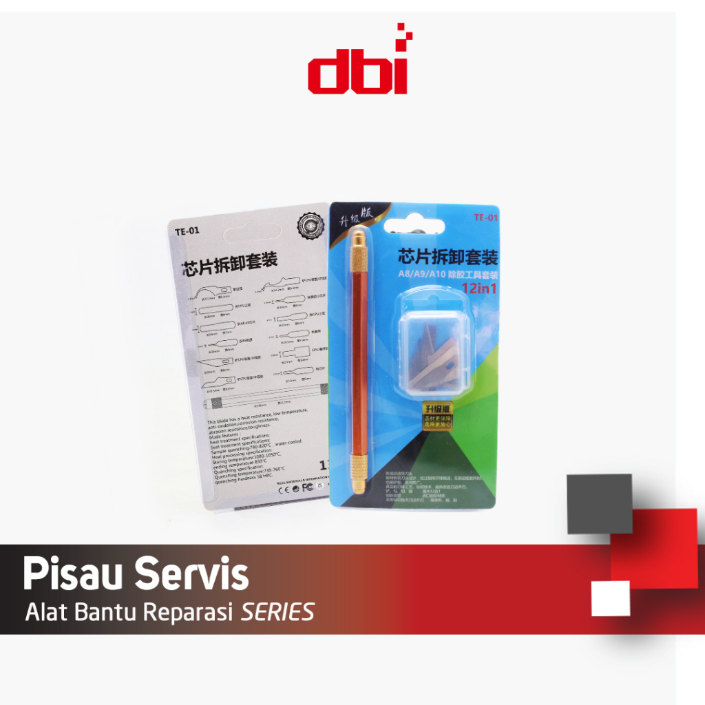 Pisau Alat Servis IC/Hobby 12 IN 1