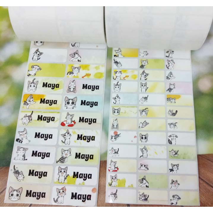 

Label Nama Import Waterproof CAT